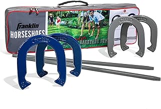 Metal Horseshoe Game Sets for Adults + Kids