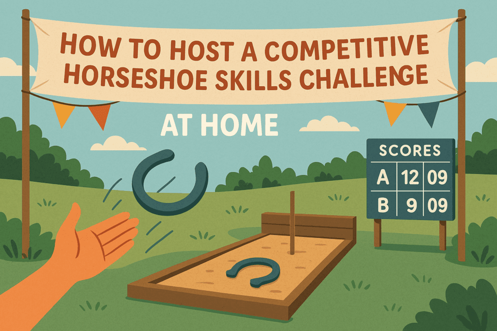 How To Host A Competitive Horseshoe Skills Challenge At Home