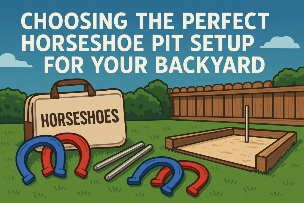 Choosing The Perfect Horseshoe Pit Setup For Your Backyard