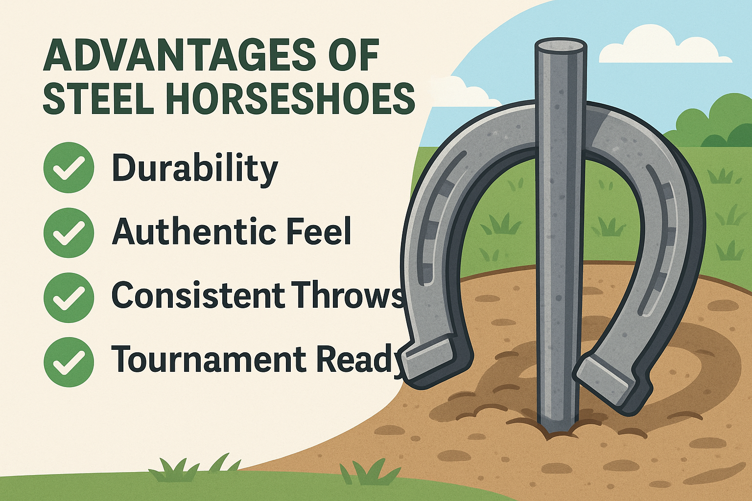 Advantages of Steel Horseshoes