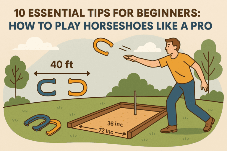 10 Essential Tips For Beginners: How To Play Horseshoes Like A Pro