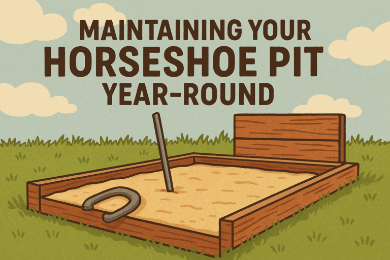 Maintaining Your Horseshoe Pit Year-Round: Seasonal Care & Pro Tips