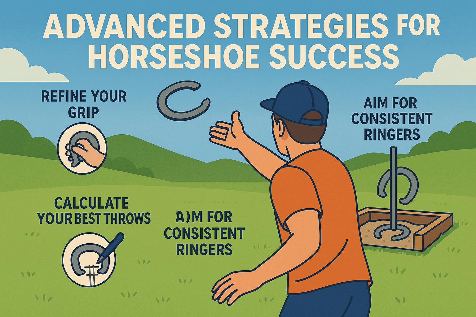 Mastering The Game Advanced Horseshoe Throwing Horseshoes!